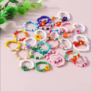 10 Piece Bead Rings